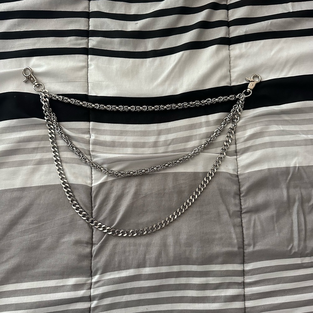 Silver Wallet Chain